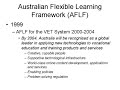 TVET and E-learning in Australia: Policy Context