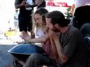 PANart  Hang Drum with Jew's Harp. Sunday Market Motueka NZ