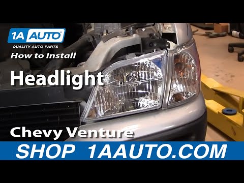 How To Install Replace Headlight Chevy Venture Pontiac Montana more 97-05 1AAuto.com
