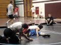 Nick's 2nd Wrestling Match - Gets SPANKED!