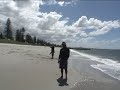 christelle skating Bondi then kitesurfing in Botany Bay