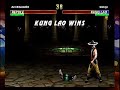 Ultimate Mortal Kombat 3: Reptile VS Kung Lao