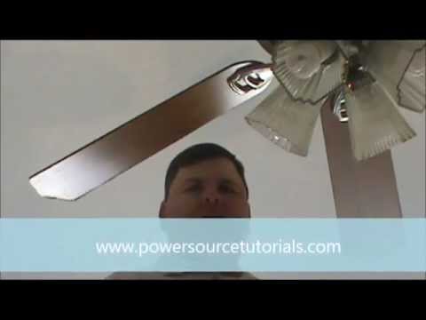how to remove hunter ceiling fan
