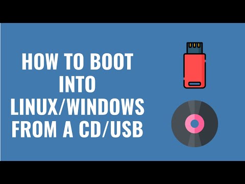 how to boot linux from cd