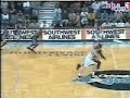 Shaq steals the ball and then dunks it for the win.