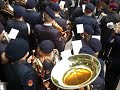 Einmarsch auf dem Ümmerich nach dem Jubiläumsumzug am Schützenfeststonntag