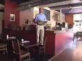 guy freaks out in coffee shop