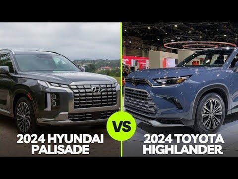 2024 hyundai palisade vs 2024 toyota highlander engine specification features