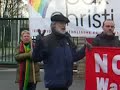 demonstration in würzburg to free co agustin aguayo