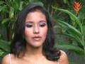 Blind catwalk teen girl model
