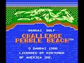 title music for the nes game bandai golf - challenge pebble beach