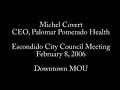 pph ceo michael covert at esc  city council   feb  8 2006
