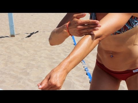 how to properly bump a volleyball