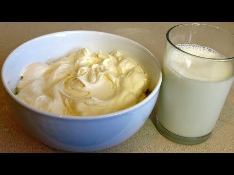 how to collect cream from raw milk