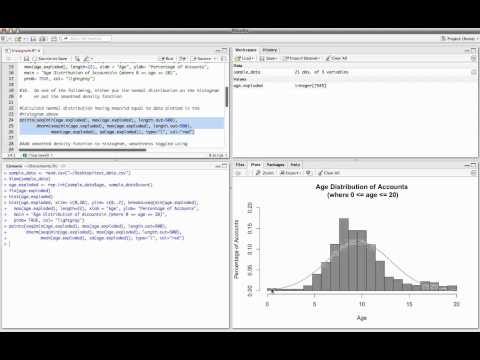 how to draw histogram using r