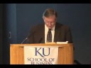 ray anderson, world leader in the sustainable business movement and chairman of interface global, delivers the 2008 sutton ethics lecture at the ku school of business.