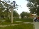 schitz flic pe spate,backflip