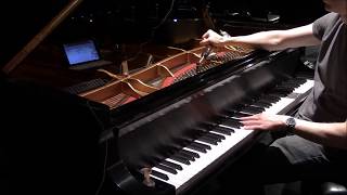 Concert piano tuning demonstration with before and after musical examples