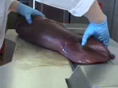 how to remove skin from ox liver