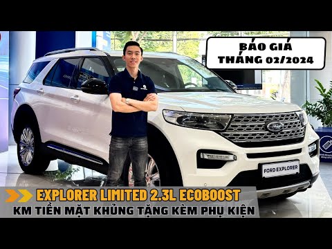 FORD EXPLORER LIMITED ALL NEW KHUYẾN MÃI KHỦNG THÁNG 02/2024 - SẴN XE TẠI KHO GIAO NGAY