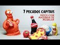 7 pecados capitais com massinha