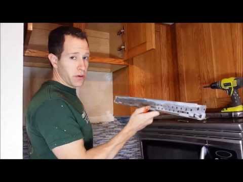 how to remove over the range microwave
