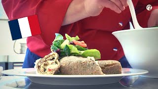 Buchweizencrêpe und geschmolzenen Ziegenkäse - Bretonisches Rezept