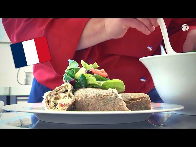 Buchweizencrêpe und geschmolzenen Ziegenkäse - Bretonisches Rezept