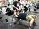 Joel Miller at Golds in Clifton Park NY, 465 lbs bench press