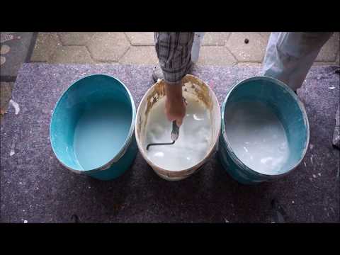 Farbwalze auswaschen