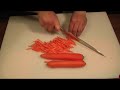 how to cut carrot . diferent ways