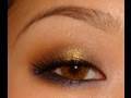 mac's stacked 2 Gold inspired eyes