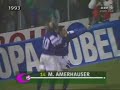 zusammenfassung der tore vom uefa-cup-spiel austria salzburg - sporting lissabon am 07.12.1993; salzburg siegte in der verl�ngerung, hinspiel: 0:2

compilation of the goals from the 3-0 home win of austria salzburg against sporting lisbon on december 7th, 1993; after a 0-2 defeat in the first leg, salzburg advanced to the next round after extra time