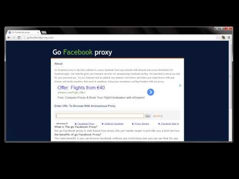 how to login facebook with proxy