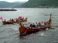 Viking ship regatta in Norway