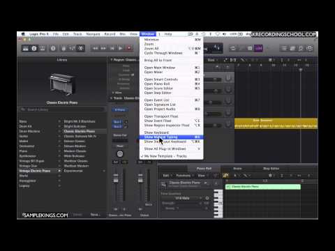 how to sync midi keyboard with logic x