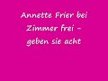 Annette Frier - Zimmer frei