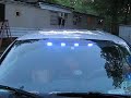 Homemade LEDS Dash Lightbar(Blue&White) in the day time