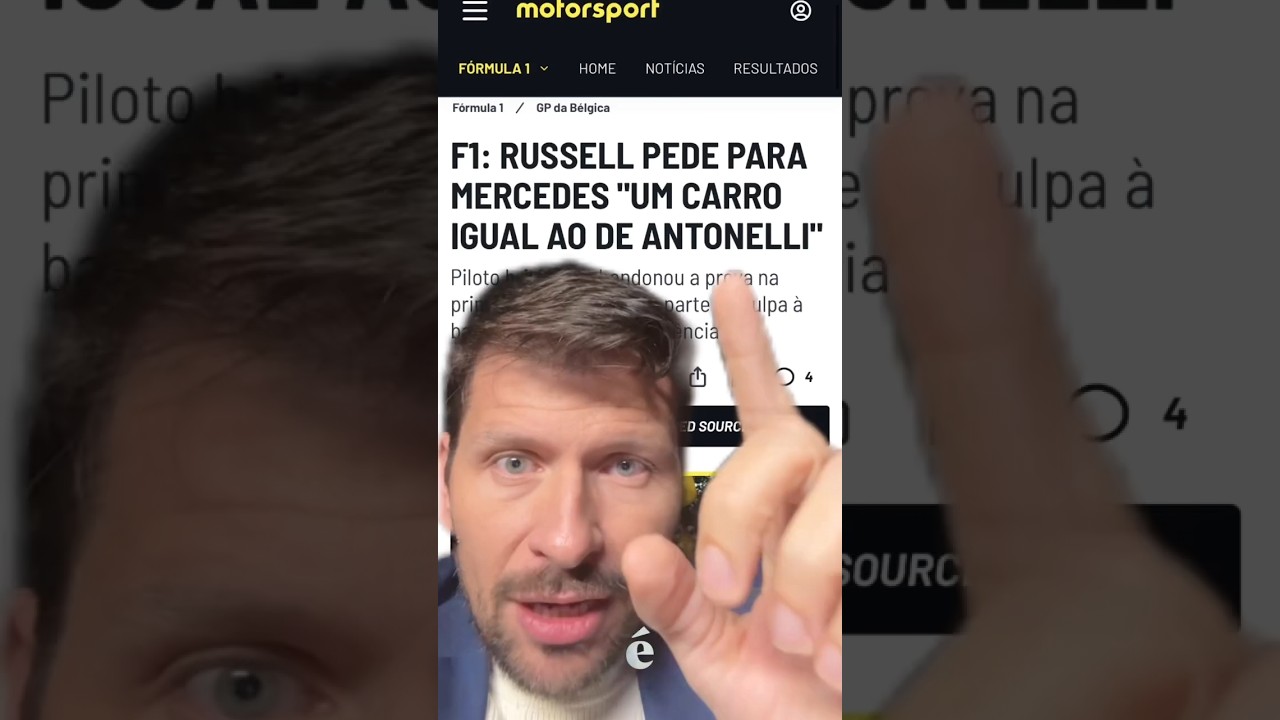 RUSSELL: SÓ PEÇO CARRO IGUAL AO DE ANTONELLI