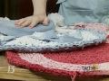 CraftSanity on TV: Crocheting Rag Rugs From Recycled Cotton Bed Linens