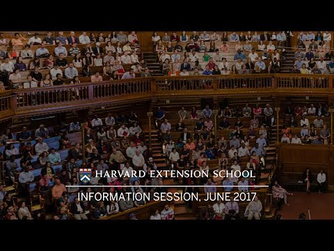 Continuing education with Harvard extension school