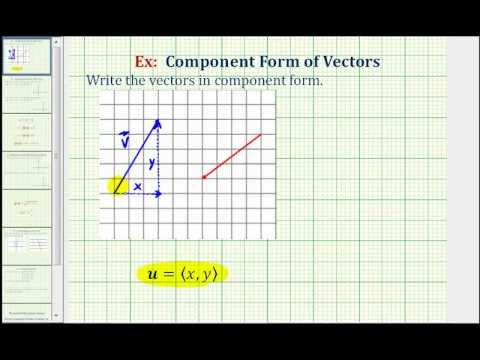 how to form a vector