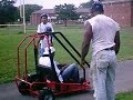 b b tv its me on a go cart aint silly