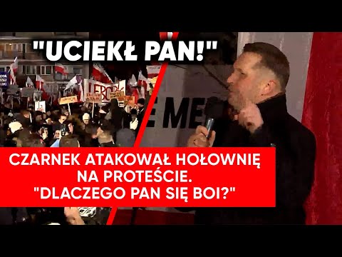 “Dlaczego pan się boi panie Hołownia?”. Czarnek atakował marszałka na proteście PiS