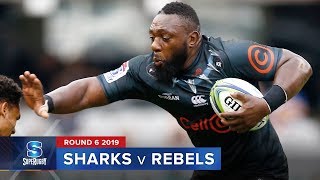 Sharks v Rebels Rd.6 2019 Super rugby video highlights | Super Rugby Video Highlights