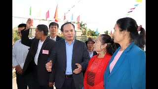 Bí thư Thành ủy Trần Văn Lâm kiểm tra công tác bầu cử trưởng thôn, khu phố nhiệm kỳ 2020-2022