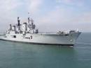 HMS Ark Royal Enters Portsmouth Harbour