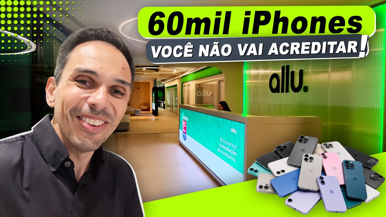 A Empresa que tem mais de 60 mil iPhones! Allu. #macmasi #allu.