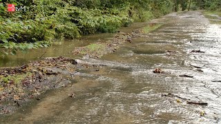 Voda zaskočila řidiče na nedalekém Mírově