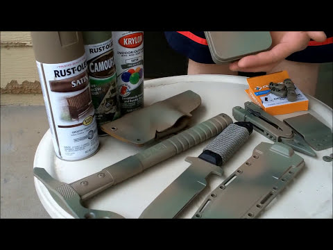 how to spray paint a tacs fg